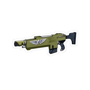 Warhammer 40k Chibi Lasrifle | Kiss-Cut Weapon Decal