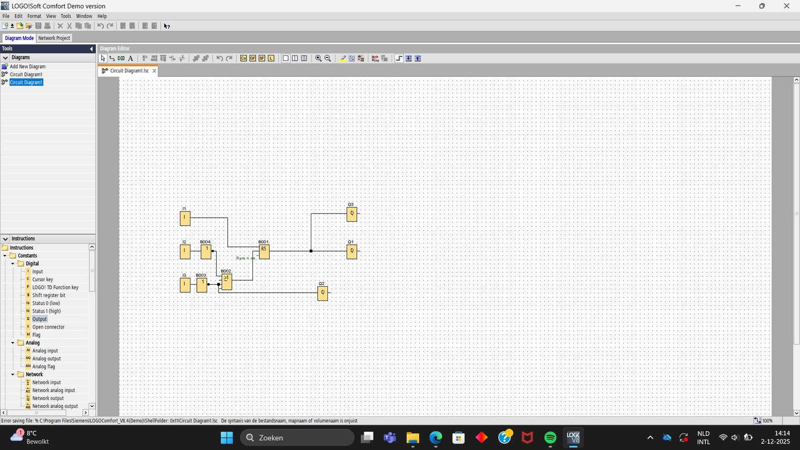 Siemens LOGO! Start/stop Motor Control – Thermal Protection – FBD ...