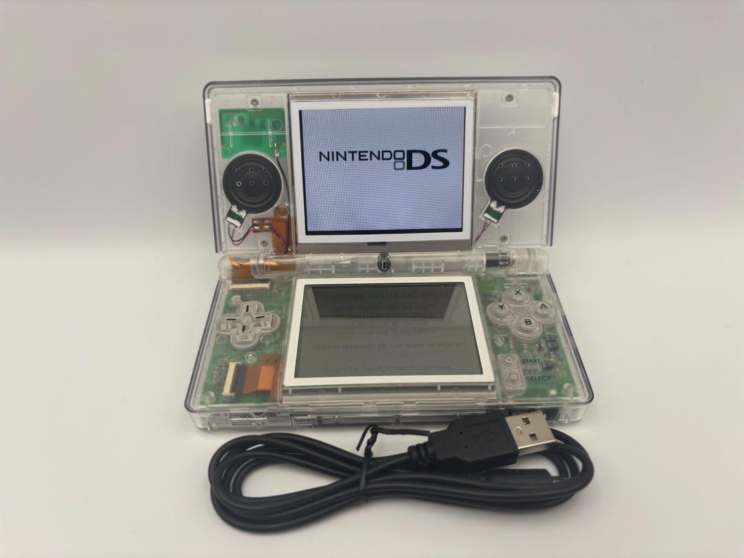 Genuine Nintendo DS Lite Console ‘transparent Shell’ - Tested & Working ...