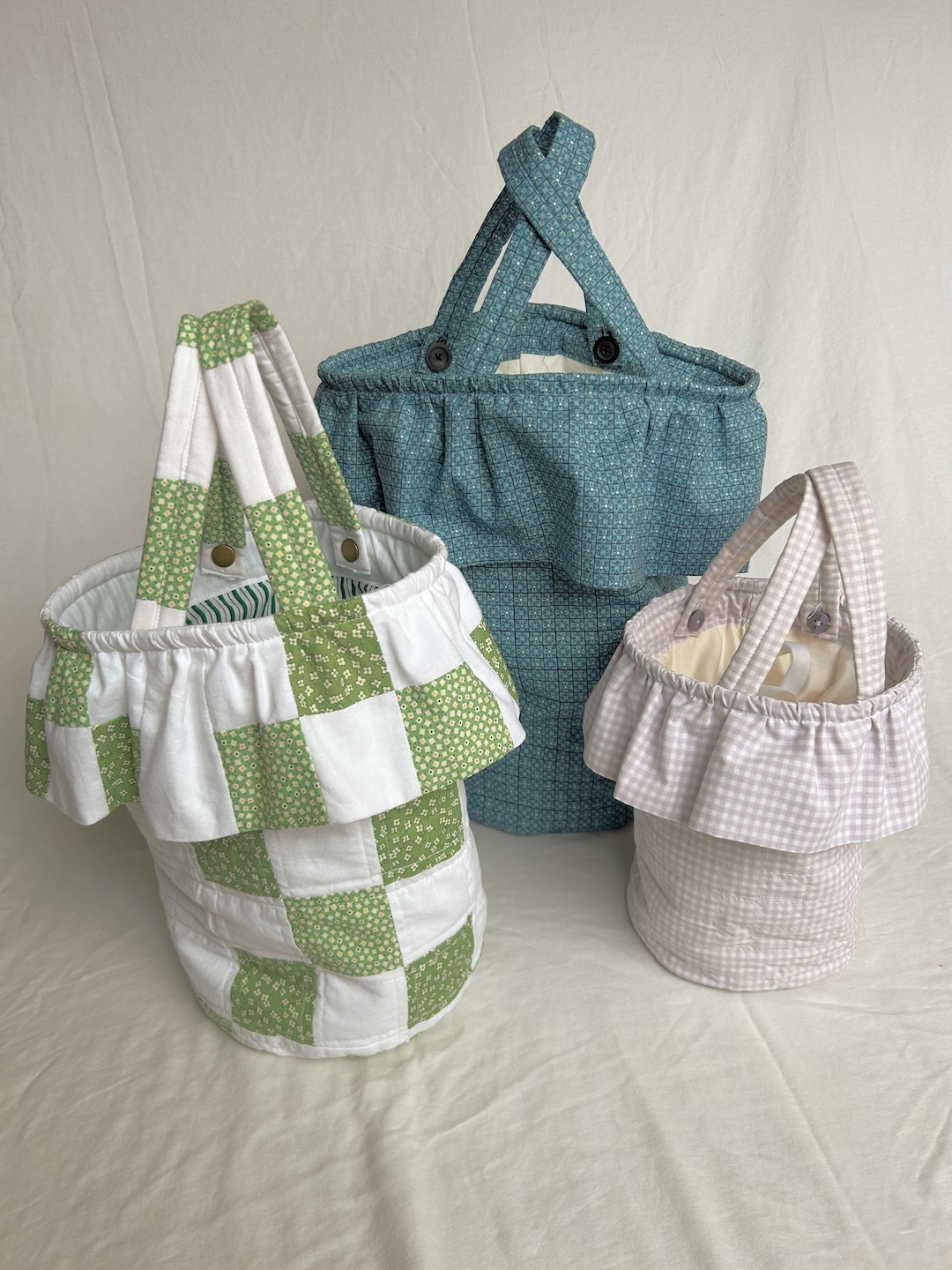 PDF Sewing Pattern - Promenade Tote - Ruffle - Stroller Bag - Project ...