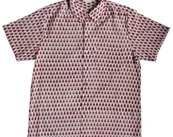 Mens Summer Shirt - Bindi Spot - 100% cotton