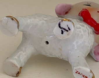 Vintage Anthropomorphic Lamb Sheep Figurine, Made in Japan