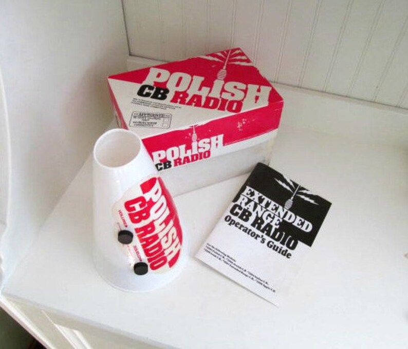 Vintage 1970s Polish CB Radio 1976 Gag Joke Gift Etsy