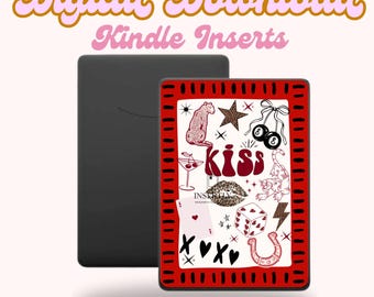 Vintage-Stil Leopard Kindle Einsatz | Kindle Printable | Digitaler Download