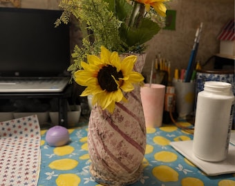 Middenstuk rustiek bloemendecor