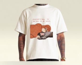 Camiseta viral de Punch Monkey: top nostálgico de estilo urbano