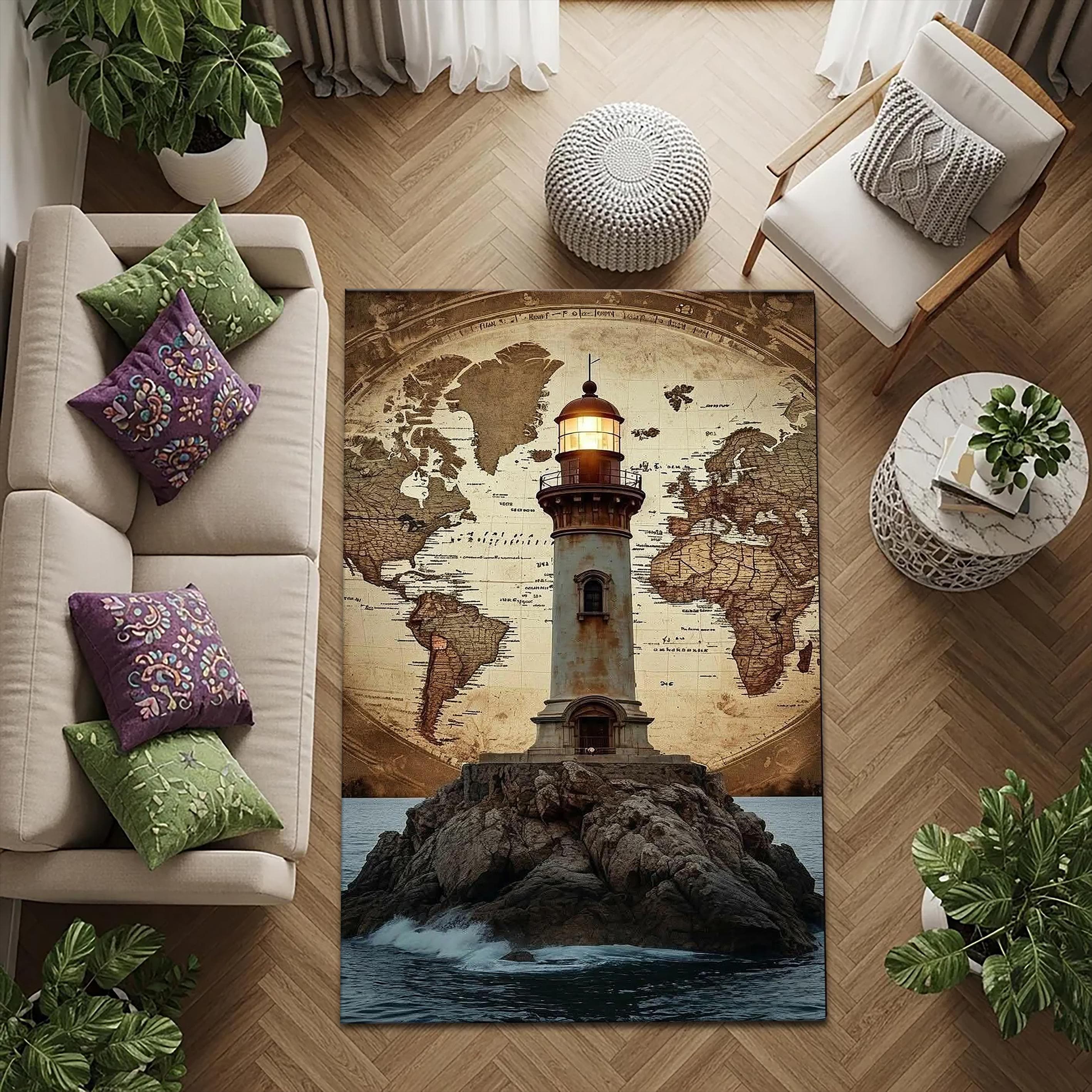 Lighthouse Area Rugs - Etsy