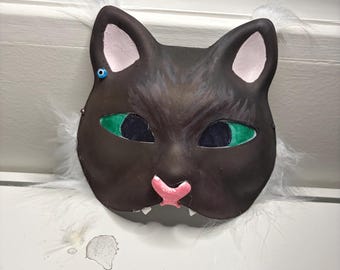 Braune Katzen Therian Maske:3