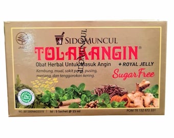 Tolak Angin シュガーフリー – 5 袋 |インドネシアのハーブ