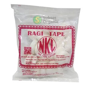 Traditionell indonesisk Ragi Tape-jäststartare – 70 g kassava- och risjäsning