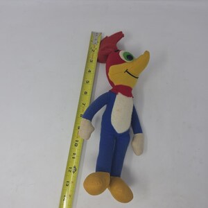 Vintage Woody Woodpecker 13" Plush Doll By Knickerbocker image 7