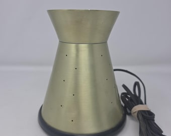 Vintage Lava Lamp Light Starlight GOLD Brushed Aluminum Base Only Replacement