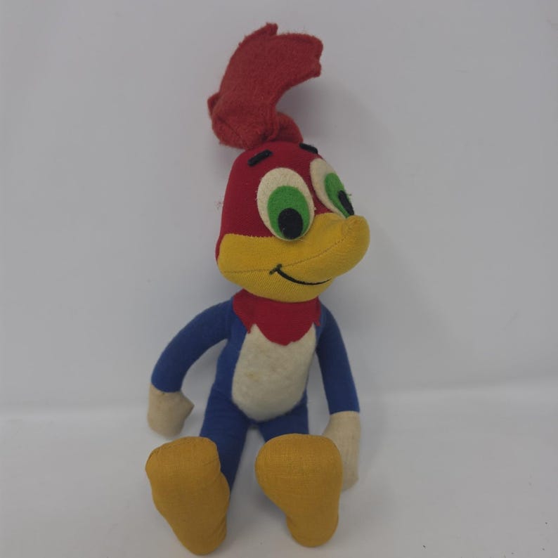 Vintage Woody Woodpecker 13" Plush Doll By Knickerbocker image 2