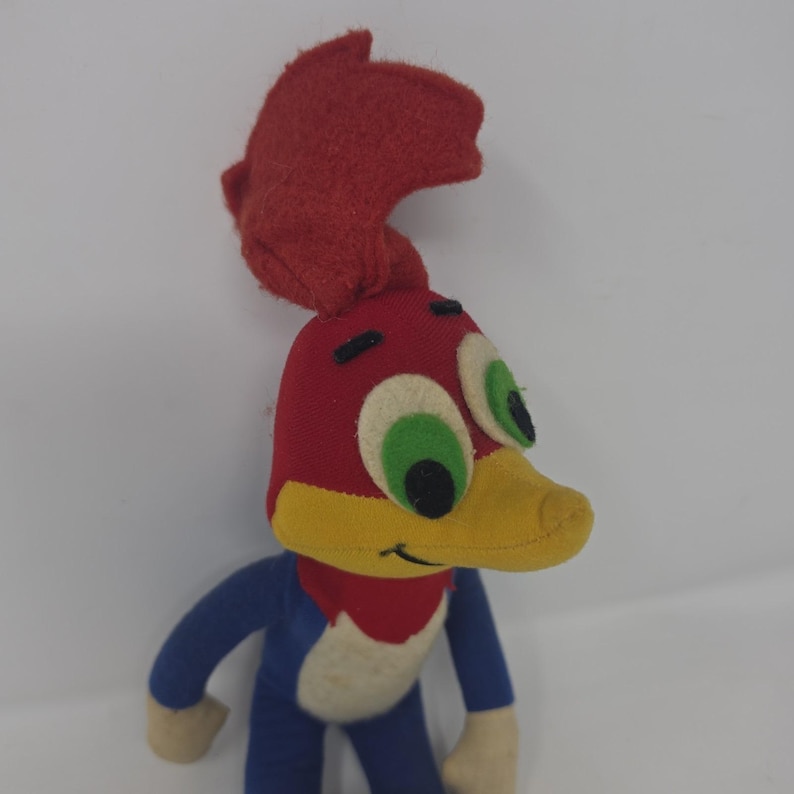 Vintage Woody Woodpecker 13" Plush Doll By Knickerbocker image 3