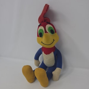 Vintage Woody Woodpecker 13" Plush Doll By Knickerbocker image 1