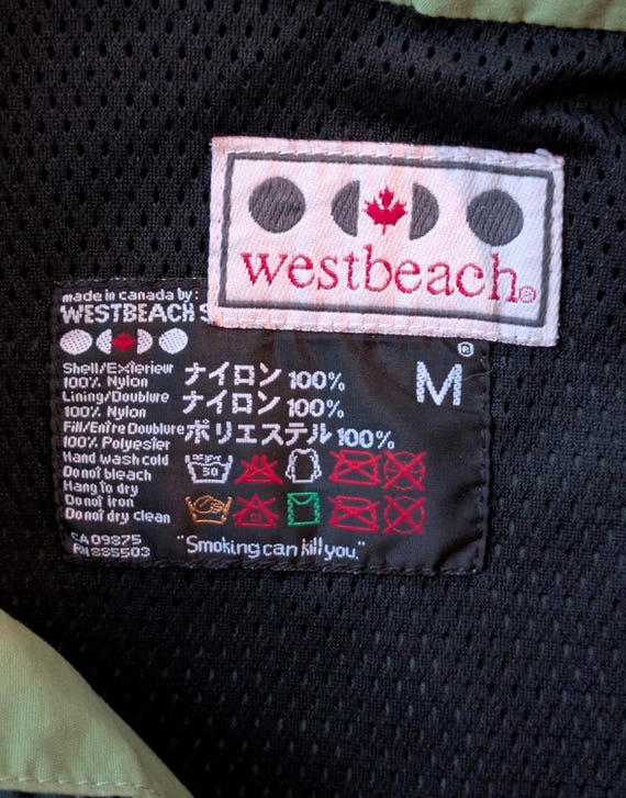 Vintage Westbeach Technical Shell Jacket Made in … - image 4