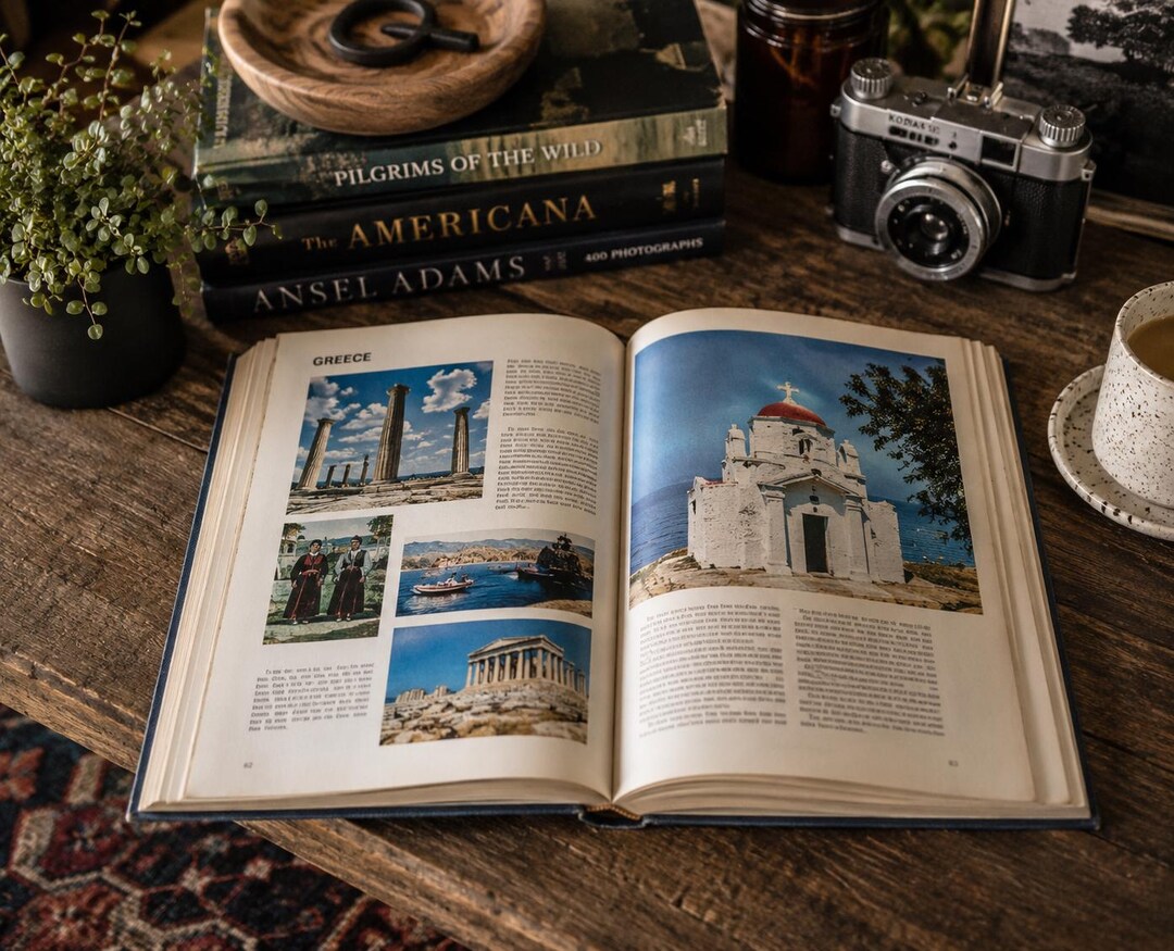 The World in Colour | 1966 Vintage Travel & Geography Book | Mid ...