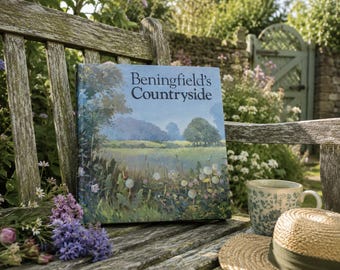 El paisaje rural de Beningfield / Gordon Beningfield / Libro de arte sobre paisajes y naturaleza inglesa / Libro de decoración campestre estilo cottagecore