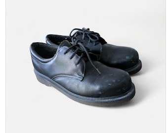 Made in England Dr. Martens Industrial Steel Toe Oxford Shoes – Men’s US 9.5 – UK 8 – Rare Safety Workwear Docs