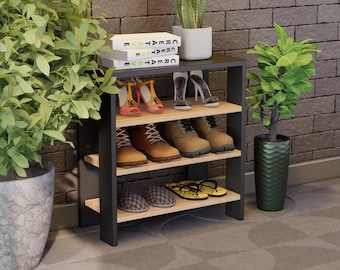 DIY Schuhregal Blueprint: Eingangsbereich Organizer Pläne (Digitaler Download)