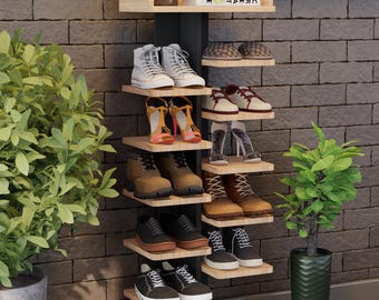 DIY Shoe Rack Plan-Blueprint: Easy Shelves, Simple Storage (PDF Download)