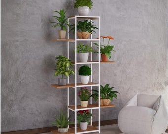 DIY Plant Stand Display Plans, Multi level Shelf  (PDF)