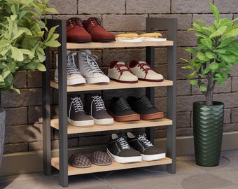 DIY Schuhregal-Pläne: Schuhregale Blueprint - PDF Download