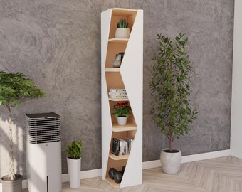 DIY Moderne Bücherregal Baupläne: Schritt-für-Schritt Bauplan PDF Digitaler Download