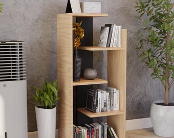 Bookcase Building Plans: DIY Step-by-Step Woodworking Wooden Bookshelf (PDF Digital Download)
