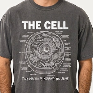 Cell Diagram Tee, Funny Science Shirt for Biology Lovers