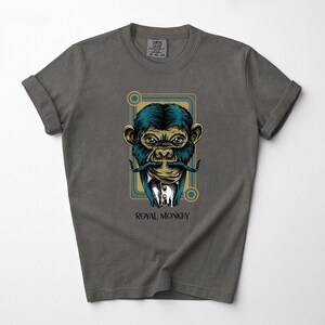 Funny Geek Monkey T-Shirt – Comfort Colors Graphic Tee