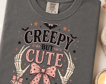 Creepy Sweatshirt, Womens Halloween Sweatshirt, Cute Skeleton Hands Tee, Funny Halloween Outfit, Skull Tee, Spooky Season Shirt, Stay Spooky