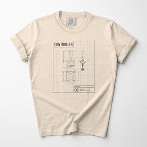 Controller  Diagram Shirt | Minimal  Nerd T-Shirt |  Engineering Tee