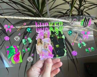 Wicked Characters Cup Wrap # 011- UV DTF Ready-to-Apply Transfer