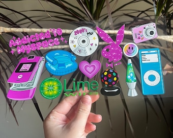 Y2K Cup Wrap – 16oz UV DTF Transfer, 2000s Nostalgia - #510