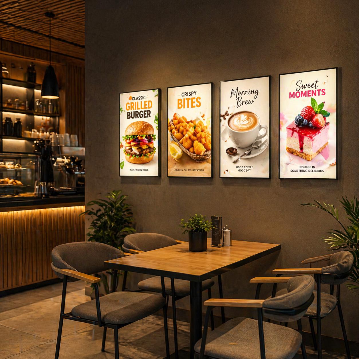 Ultra Thin LED Lightbox Sign, Wall Mounted LED Poster Frame, Slim Led ...