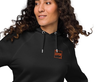 Moletom com Capuz Preto EFP2R – Logo Bordado Minimalista | Moda Técnica e Streetwear Unissex