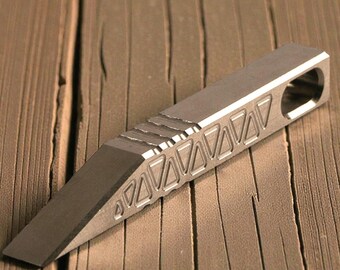 Everyday Carry Mini Multi Tool EDC Pry Bar Keychain  - Heavy Duty Stainless Steel 3