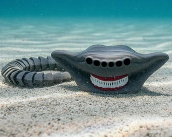 Sea Eater El Gran Maja Articulated Fidget Toy - FULL COLOR- Desk Decor - Flexy style