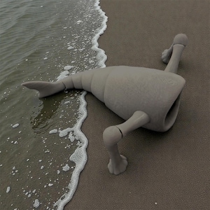 Sea Eater Articulated Fidget Toy - Desk Decor - Flexy style