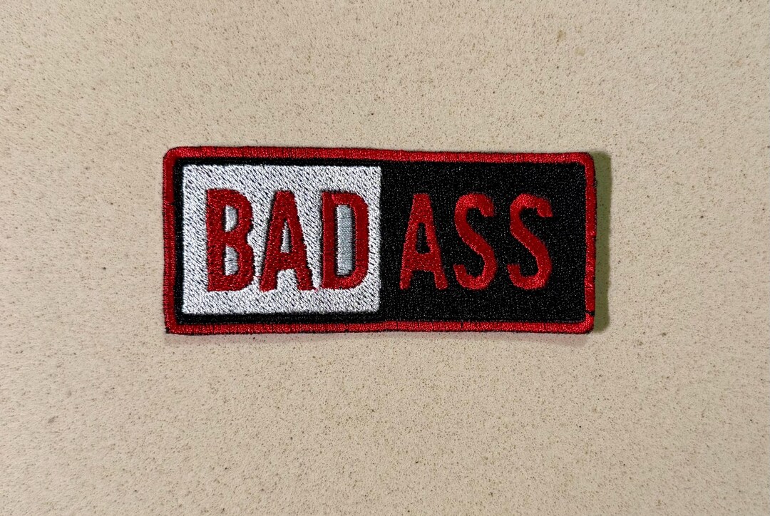 Patch for Ironing Bad Ass | Fun Patches, Boxed Patches, Red Patches ...