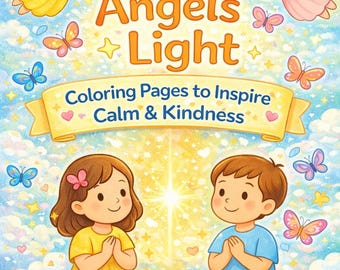 Kleine Funken der Liebe – Christliches Malbuch für Kinder von 6–10 Jahren | Motivierende Malvorlagen mit christlichem Bezug | PDF zum Ausdrucken