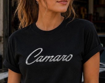 Shirt Camaro-embleem, vintage Camaro-T-shirt, shirt klassieke muscle car, T-shirt retro Camaro-logo, cadeau automan