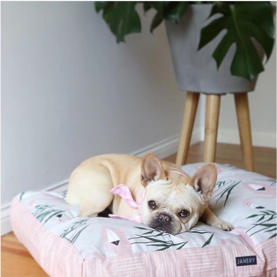 flamingo dog bed