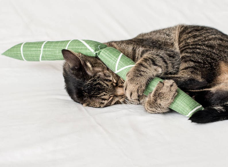 Long Catnip Toy / Catnip Kicker / 18 Cat Toy / Green Etsy New Zealand
