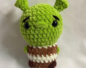 Peluche ogre dessinée à la main