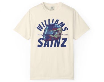 Camiseta de Carlos Sainz / Camiseta de aficionado a las carreras de Fórmula 1