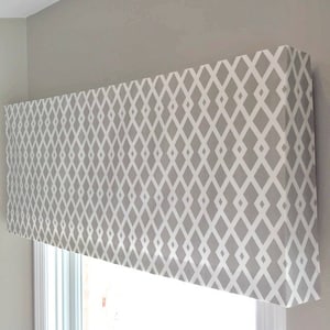 Custom Made to Order Soft Faux Fake Cornice Valance Use Your Fabric Includes Mounting Board image 5