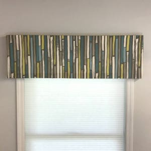 Custom Made to Order Soft Faux Fake Cornice Valance Use Your Fabric Includes Mounting Board image 2