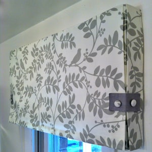 Custom Made to Order Box Pleat Valance Using Your Fabric